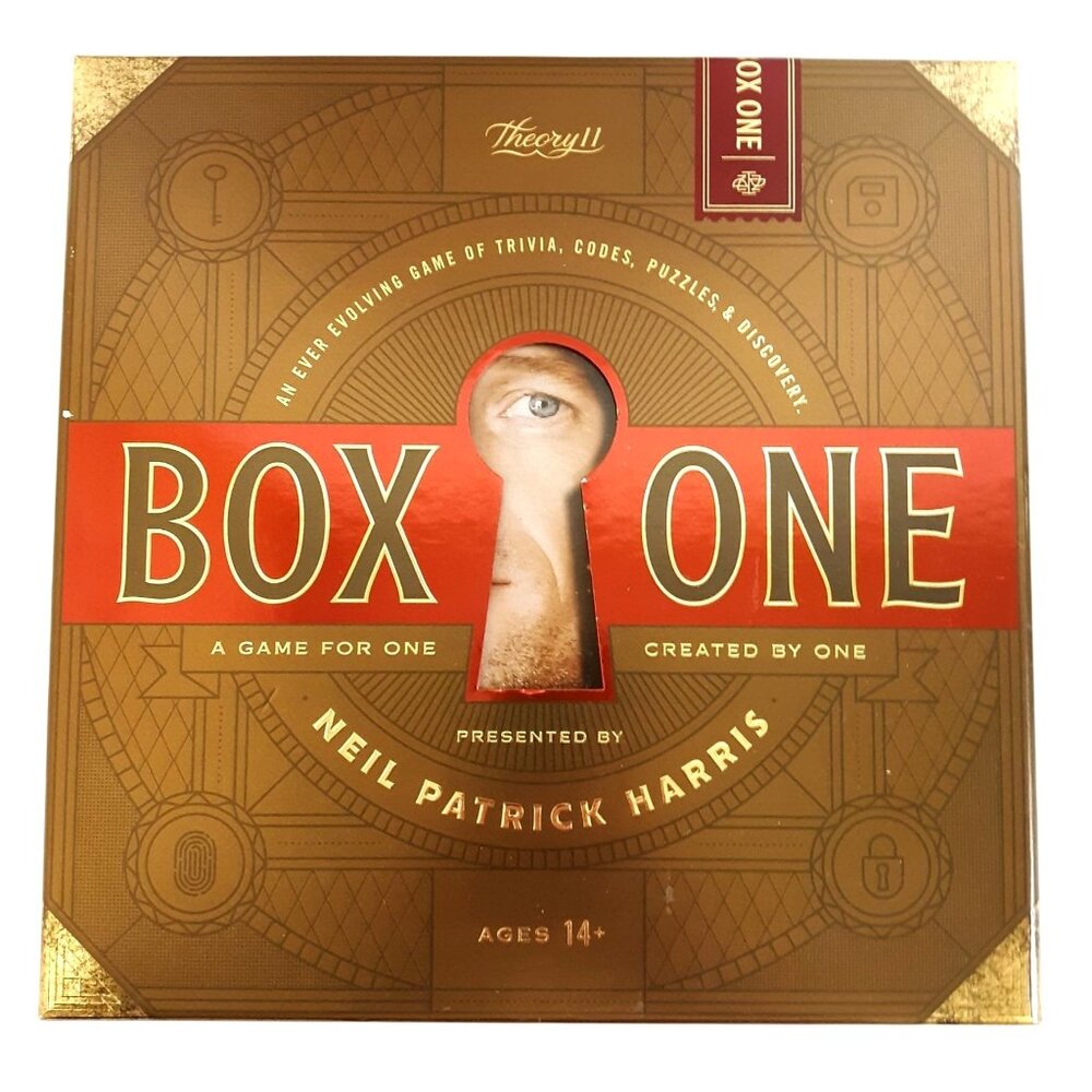 Box One Game by Neil Patrick Harris Escape Room Theory11 Puzzle Card Complete